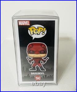 Charlie Cox Signed Daredevil Funko Pop #1543 Autograph Born Again Inscribed DD