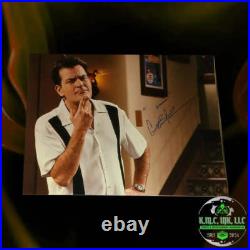 Charlie Sheen Signed Autographed Inscribed Hmmmm. 16x20 Two & A Half Men P Charlie Sheen Signed Autographed Inscribed Hmmmm. 16x20 Two & A Half Men P
