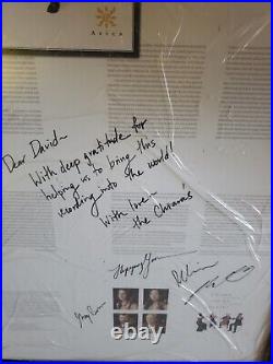 Chiara Quartet Strings By Heart Inscribed/Signed Poster