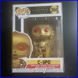 Chris Bartlett Signed & Inscribed Star Wars C-3PO Funko Pop #609 Autograph OCCM