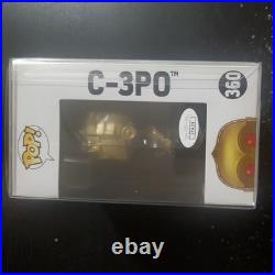 Chris Bartlett Signed & Inscribed Star Wars C-3PO Funko Pop #609 Autograph OCCM