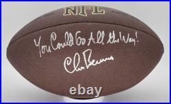 Chris Berman Signed/Autographed & Inscribed Wilson NFL Football ESPN BAS 212308