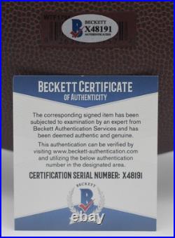 Chris Berman Signed/Autographed & Inscribed Wilson NFL Football ESPN BAS 212308