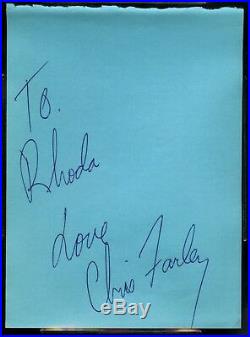 Chris Farley Signed Autograph Cut Inscribed''Love'' BAS BECKETT LOA
