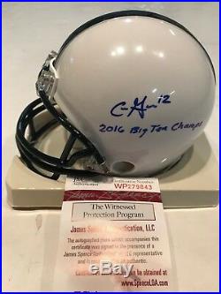 Chris Godwin Autographed Signed Inscribed Penn State Mini Helmet Jsa Coa