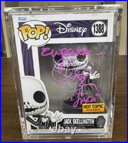 Chris Sarandon Signed Inscribed Jack Skellington Disney Funko 1388, Armor & COA