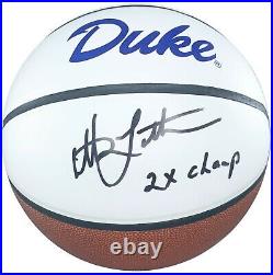Christian Laettner autographed signed inscribed basketball Duke Blue Devils PSA