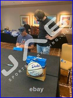 Christian Laettner autographed signed inscribed basketball Duke Blue Devils PSA