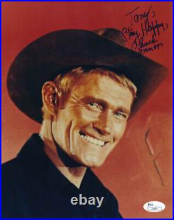 Chuck Connors Inscribed Photograph Signed