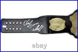 Chuck Liddell Signed Autographed Custom UFC Belt Inscribed Iceman TRISTAR