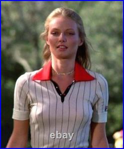 Cindy Morgan Signed & Inscribed Caddyshack FILA Polo BAS Autograph New withTags