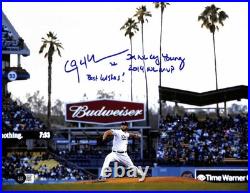 Clayton Kershaw Signed & Inscribed RARE Dodgers 11x14 Photo BECKETT