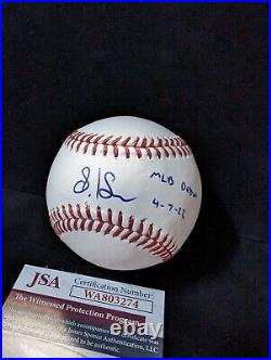 Cleveland Guardians Steven Kwan Autographed Signed Inscribed Baseball Jsa Coa
