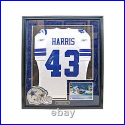 Cliff Harris Dallas Cowboys Autographed Signed Inscribed Framed Jersey JSA Holo