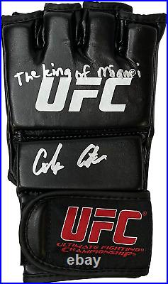 Colby Covington Autographed Signed Inscribed Glove UFC JSA Witness Kamaru Usman