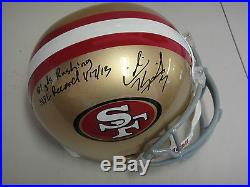 Colin Kaepernick Tristar Authenticated Signed 49ers Helmet Autographed Inscribed