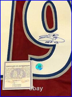 Colorado Avalanche Joe Sakic Autographed Signed Inscribed Jersey Aj Coa