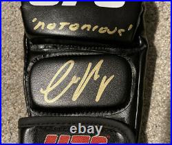 Conor McGregor Signed Autographed UFC MMA Glove Inscribed Notorious READ DESC