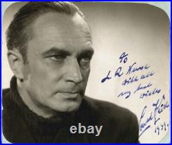 Conrad Veidt Inscribed Photograph Signed 1939