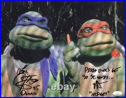 Corey Feldman & Robbie Rist autographed signed inscribed 11x14 photo JSA TMNT