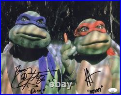 Corey Feldman & Robbie Rist autographed signed inscribed 11x14 photo JSA TMNT