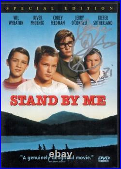 Corey Feldman autograph signed inscribed DVD cover Stand By Me JSA Witness Corey Feldman autograph signed inscribed DVD cover Stand By Me JSA Witness