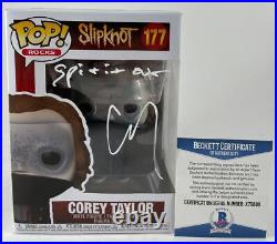 Corey Taylor Signed Inscribed Slipknot Funko POP A Autograph Stone Sour BAS COA