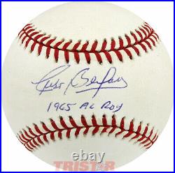 Curt Blefary Signed Autographed Al Baseball Inscribed 1965 Al Roy Psa Orioles