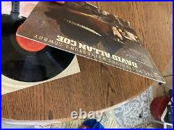 DAVID ALLAN COE The Mysterious Rhinestone Cowboy LP Signed Inscribed Autograph