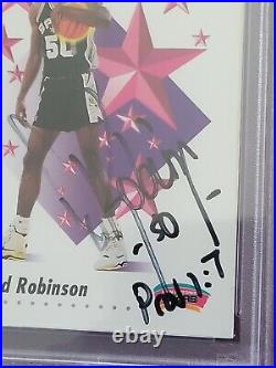 DAVID ROBINSON autographed 1991-92 Skybox PSA/DNA Certified, inscribed