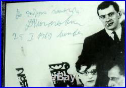 DMITRI SHOSTAKOVICH A SIGNIFICANT PHOTOGRAPH INSCRIBED & SIGNED by SHOSTAKOVICH