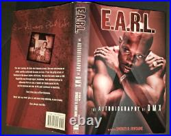 DMX SIGNED AUTOGRAPH Inscribed AUTOBIOGRAPHY Book EARL JONES Signed Hip Hop JSA