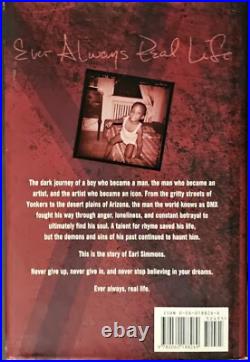 DMX SIGNED AUTOGRAPH Inscribed AUTOBIOGRAPHY Book EARL JONES Signed Hip Hop JSA