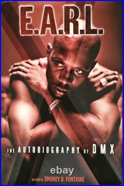 DMX SIGNED AUTOGRAPH Inscribed AUTOBIOGRAPHY Book EARL JONES Signed Hip Hop JSA
