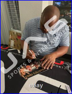 Daniel Cormier Dustin Poirier autographed signed inscribed 8x10 photo UFC JSA