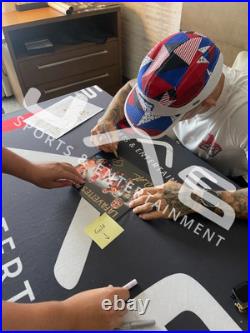 Daniel Cormier Dustin Poirier autographed signed inscribed 8x10 photo UFC JSA