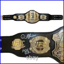 Daniel Cormier inscribed autographed signed belt UFC JSA COA