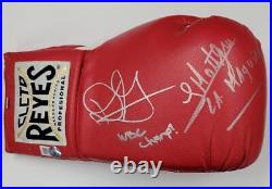 Danny Garcia & Lucas Matthysse signed inscribed Boxing Glove autograph BAS