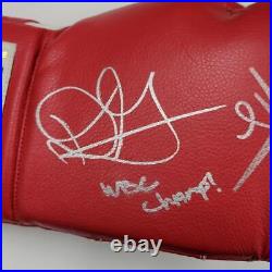 Danny Garcia & Lucas Matthysse signed inscribed Boxing Glove autograph BAS