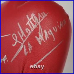 Danny Garcia & Lucas Matthysse signed inscribed Boxing Glove autograph BAS