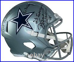 Darren Woodson autographed signed inscribed Full Size Speed Helmet Cowboys JSA