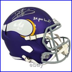 Daunte Culpepper autographed signed inscribed helmet Minnesota Vikings JSA