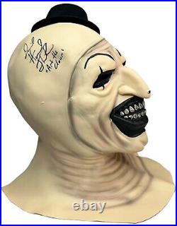 David Howard Thornton autographed signed inscribed mask The Terrifier JSA COA