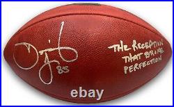 David Tyree autographed signed inscribed Super Bowl Duke Football Giants JSA COA