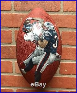 David Tyree autographed signed inscribed football New York Giants Hand Painted