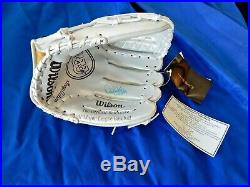David Wells Perfect Game Inscribed Signed Ny Yankees Glove Autographed