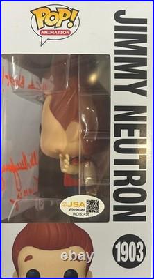 Debi Derryberry autographed signed inscribed Funko Pop #1903 Jimmy Neutron JSA