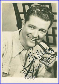 Dennis Morgan Autographed Inscribed Photograph