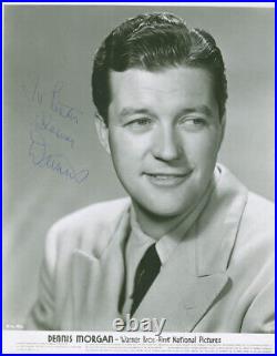 Dennis Morgan Inscribed Photograph Signed