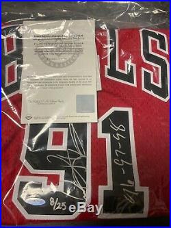 Dennis Rodman Autographed and Inscribed 1995-96 Chicago Bulls Jersey